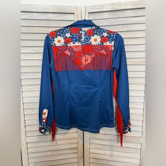 Ranch Dress’n Youth Western Shirts Rodeo Size XL Girls - Picture 5 of 12